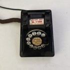       Vintage Bell System Western Electric Black Rotary Desk Phone     Untested     