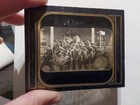 Indian School Band Glass Magic Lantern Slide Native American