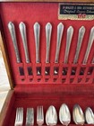 49 Pcs Wm  Rogers Silverplate Flatware Set By International Silver Co  In Case