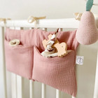 Multifunction Crib Hanging Bag 2 Pockets Infant Products Bedside Organization Ba