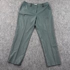 Lady Hagen Golf Pants 8 Green Geometric Stretch Performance Trousers Women s