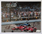 Scott Dixon Dario Franchitti Tony Kanaan Signed 8x10 Photo 2012 Indy 500 Jsa