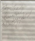 Vintage Black Jazz History Ella Fitzgerald Autograph Auto Signed Sheet Music
