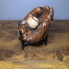 S  S  Sarna Vintage Baseball Glove Pen Holder Desk Decor Mid Century Gift