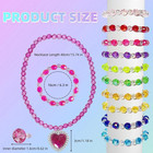 36 Pcs Princess Play Jewelry Set For Little Girls - Necklaces  Bracelets  Rings