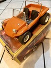 Vintage 1960   s Cox Gas Powered Orange Dune Buggy With Original Box untested 