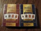 2 Monaco Elite 100  Premium Plastic Poker Playing Cards  -waterproof Set