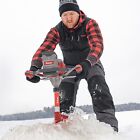 Eskimo E40  Electric Auger  10-inch  Composite Bit  Red