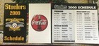 25 2000 Pittsburgh Steelers Pocket Schedules last Season At Three Rivers Stadium