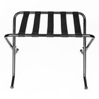 Foldable Metal Luggage Rack Suitcase Stand For Hotel Guest Room Bedroom 26in