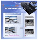 Avedio Links 4k 60hz Hdmi Splitter 1 In 2 Out Mirror Video And Audio Duplication