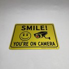  2-pack  Smile You   re On Camera Sign Video Surveillance Signs Outdoor 10    X 7   
