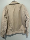 Y2k Aeropostale Lined Bomber Jacket Men s L Beige Collared Coat Cga087