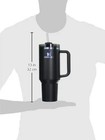 Stanley Quencher H2 0 Tumbler With Handle   Straw 40 Oz Black Chroma   New  