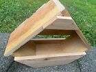 Dove Nesting Box Birdhouse Nest Cedar Wood Outdoor Bird House Mourning Doves