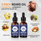 The Beard Club Advanced Growth Kit Healthy Full Hair Men Grooms Oil Serum Boosts