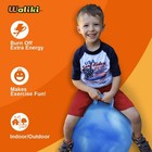 18in Blue Hopper Ball Foam Hop Ball Toy Kids Gym Relay Race School Toddler 3-6