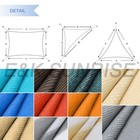 Sun Shade Sail Garden Backyard Pool Outdoor Rectangle Canopy Shelter Shade Cover
