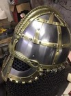 Vendel Medieval Viking Helmet Norse Warrior Knight Armor Helmet With Chainmail