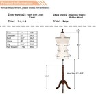 Female Dress Form Mannequin Torse Body W  Adjustable Wood Stand Clothing Display