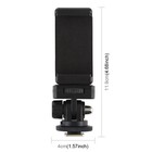 Ball Head Hot Shoe Adapter Tripod Mount Phone Clip Holder 1 4  Screw For Camera