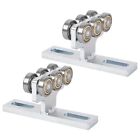 2pcs 4 68 Wheel Electric Hoist Installation Roller Trolley For 1-5 8  Channel