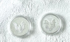 New 2012 S Us Mint 75th American  1 Silver Eagle   Reverse 2 Coin Set Proof  999