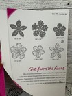Heartfelt Creations Mini Vintage Floret Rubber Cling Stamps 6 Pc Set Hcpc-3502