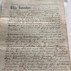 Indenture 1870 Samuel Laura E Kilburn Signed Cattaraugus Ny Landis Nj Whittman