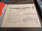 Vintage 1940 Kopeefun Magic Copy Paper Kit Rub To Create Cartoons Craft Art Set