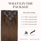 Clip In Hair Extensions Real Human Hair  Remy Human Hair Extensions Clip Ins    