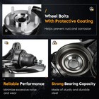 Lk052 Front Right Steering Knuckle   Wheel Bearing Hub Assembly For Honda Accord