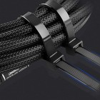 100 Pack Releasable Reusable Zip Ties Nylon Cable Heavy Duty Wire Self Locking