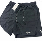 Nike 5  Flex Stride 2-in-1 Black White Workout Running Shorts Cj5467-010 Men s M
