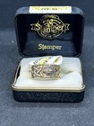 Mens 10k Yellow Gold Harley Davidson Ring Stamper Mint Condition Rg7303 100