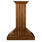 New 36  Zline Designer Light Rustic Wood Finish Wall Range Hood Kitchen Kpll-36