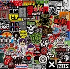 100pcs Rock Band Stickers  Decal  Heavy Metal Bands Punk Music Sticker Lot