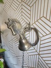Vintage Brass Farmhouse Horse Head  Dinner Bell