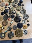 Vintage Antique Button Lot Mixed Art Deco Early Plastic Celluloid Crafting 75 