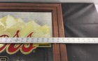 Coors Beer Mirror Sign Wood Frame 27x17 Vintage