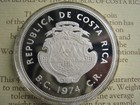 Costa Rica 1974 Conservation Series Sterling Silver Proof 100 Colones Manatee