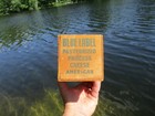 Vintage Pabst Beer Pabst-ett Blue Ribbon Cheese 5lb  Wood Box Prohibition Era