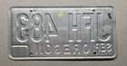      1964 Oregon  passenger  License Plate  jfh-483  W 70 Renew  Stkr 