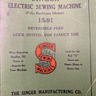 Original 1936 Singer Sewing Machine Manual Model 15-91 Instruction Booklet