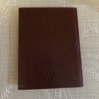 New Brown Leather 4x6 Photo Wallet-album 20 Photos - Unused  Nice