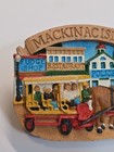 Mackinac Island Michigan Souvenir Magnet Hard Resin 
