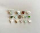 Genuine Beach Sea Glass Perfectly Heart-shaped Beautiful Colors Surf-tumbled