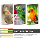 6 Pcs Bird Standing Stick Pet Accessories Grinding Parrot Cage Perch Paw