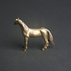 Small Brass Horse Figurines Statue House office Ornaments Animal Figurines Usa