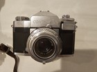 Vintage Zeiss Ikon Contaflex Camera Tessar 50mm F2 8 Lens W  Case Untested